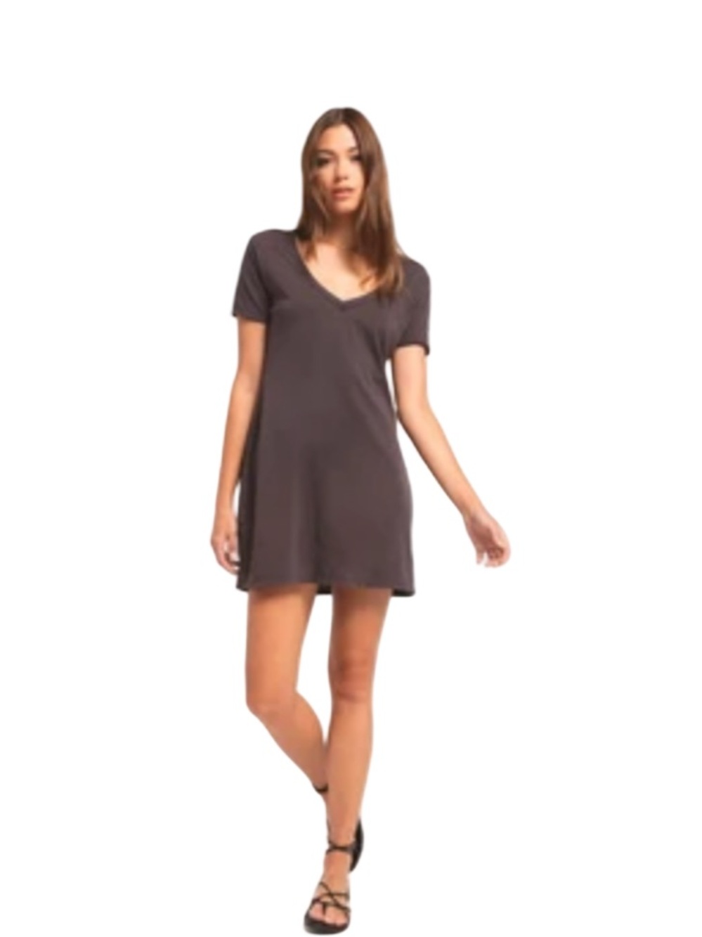 ZSUPPLY Organic Cotton T-Shirt Dress graphite